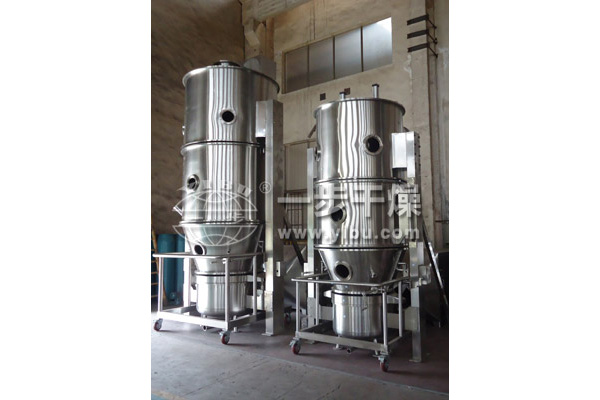 FL沸騰制粒機試車現場