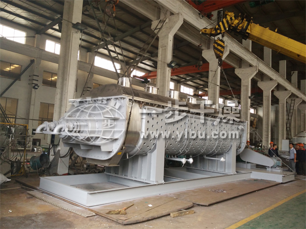 QJ系列空心槳葉干燥機制作現場