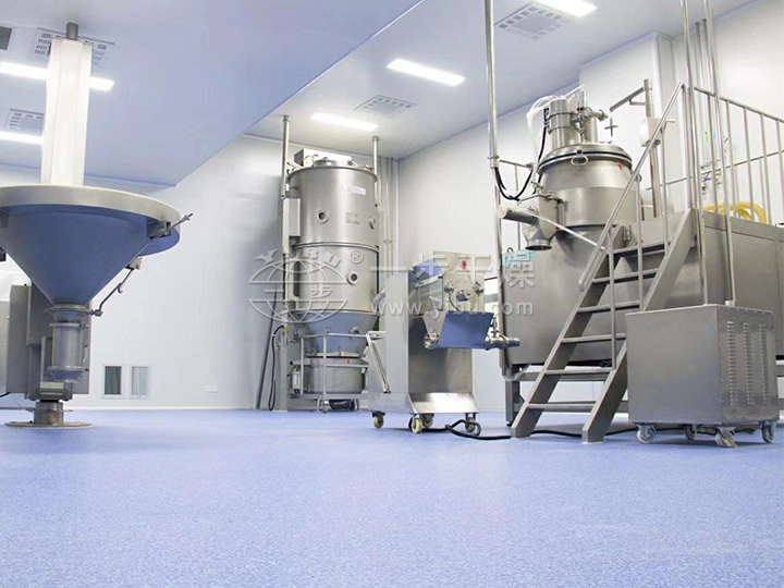 固體制劑制粒，干燥，混合自動(dòng)化生產(chǎn)線