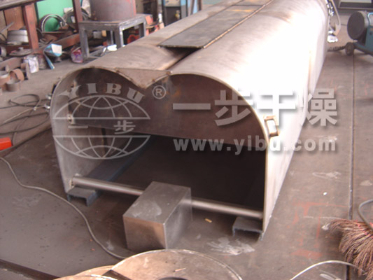 QJ系列空心槳葉干燥機制作現場